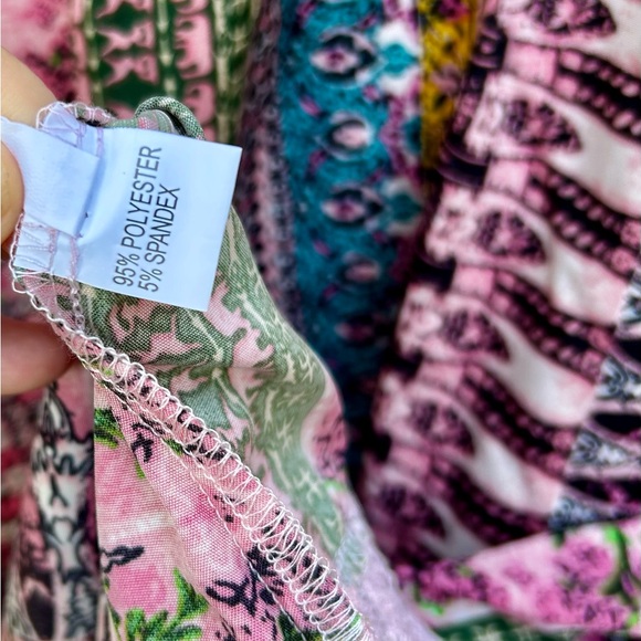 NWT Charming Charlie Lace Trimmed Pink Blush Dress 3/4 sleeve Sz. Small - Picture 8 of 11